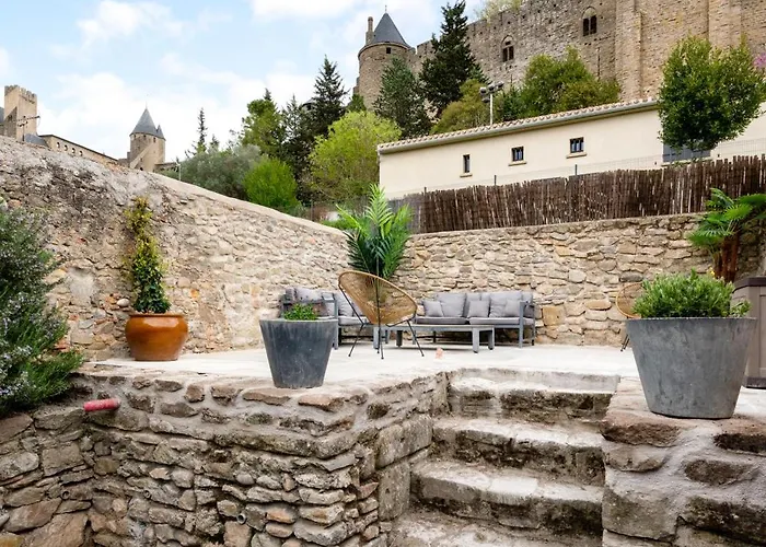 Au Pied De La Cite - Terrasse - Climatisation - Wifi Holiday home Carcassonne